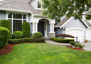 Beautiful home showing how clean your home will be when you spring clean it. It has a clean roof, gutters and freshly washed siding. 